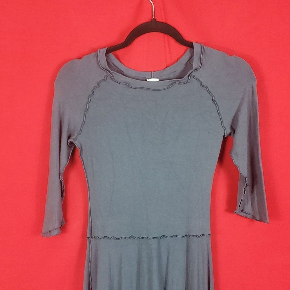 ANGELROX Audrey Dress Bamboo Blend Gray Womens Size Bird‎ 2/4 - Picture 2 of 7